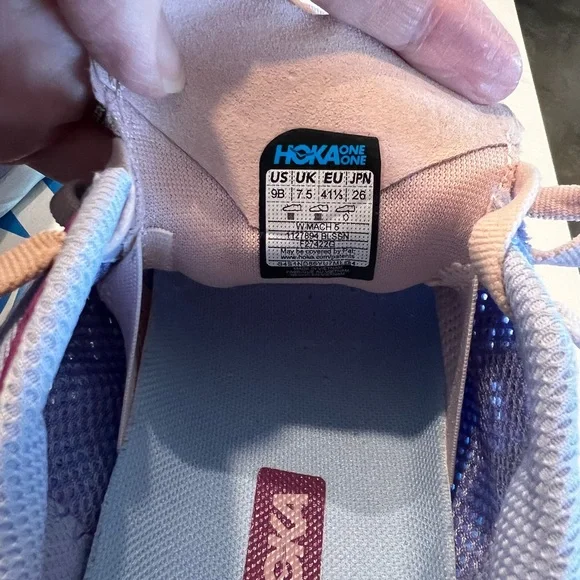 Hoka Women’s Mach 5 Running Shoes Size 9B - Picture 6 of 7